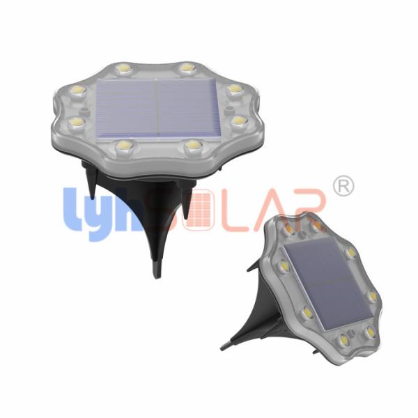 Buy cheap 3000K CCT 0.5W Metal Outdoor Solar Pathway Lights Installed On Grass And Pathway from wholesalers
