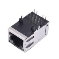 Buy cheap 1000M Tab UP 10P 10C 90 Degree Rj45 Magnetic Jack Connector product
