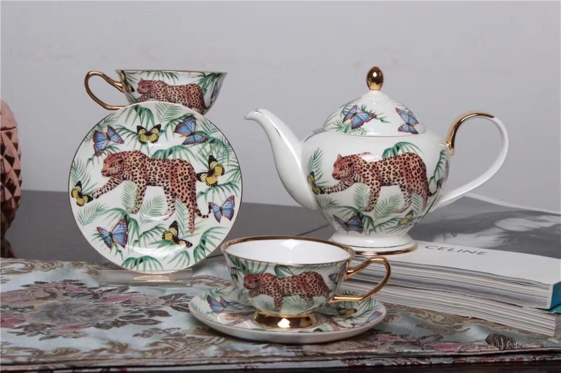 Eco Friendly SGS 8oz 235ml Bone China Coffee Cup Sets