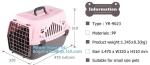 Fashion Design Luxury Travel Pet Air Carrier Dog /Cat Transport Plastic Cages