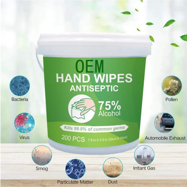 Buy cheap OEM Kill 99.9% Germs Dry Wipes For Hand Wipes Antiseptic 75% Alcohol from wholesalers