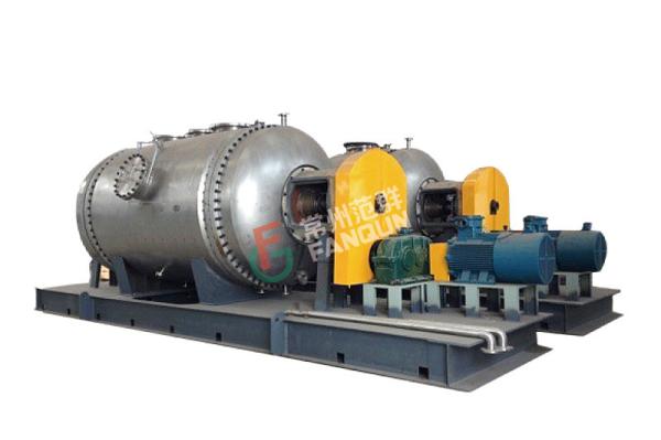 Buy cheap ASME Vacuum Horizontal Disc Dryer 110L Large Volume 50TPD from wholesalers