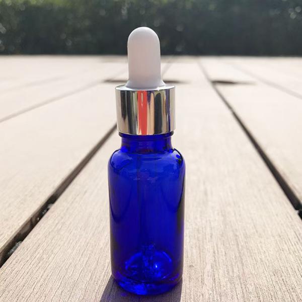 Buy cheap Matt Blue Essential Oil Empty Glass Bottle Reusable And Recyclable from wholesalers