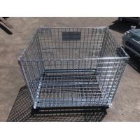 Buy cheap Medium Duty 50X50mm Industrial Wire Mesh Containers Bins Corrosion Protection product