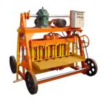 Mobile Block Making 4-45 Latest Technology Brick Machines Moving Concrete