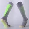 Buy cheap Fabric Soccer Grip Socks Soft Polyester fabric black football grip socks from wholesalers