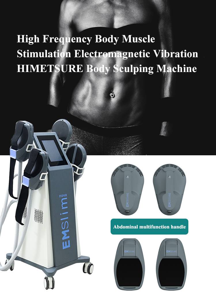 DC66 Electromagnetic EMS Sculpting Machine , Tesla Sculptor 2800W