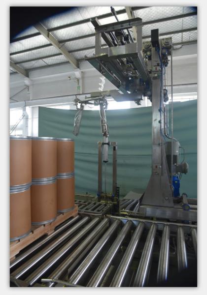 Buy cheap 380V 3.5KW PLC Coordinate Automatic Palletizer Machine from wholesalers