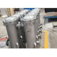 Buy cheap SS Bag Filter Housing , Pressure Rating 150 Psi Industrial Bag Filter System product