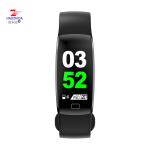 Waterproof CE ROHS Smart Watch Manual Fitness Tracker Blood Pressure Heart Rate