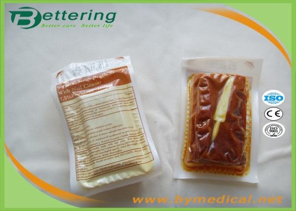 Disposable Surgeons Povidone -Iodine 7.5% Solution Surgical Scrub Brush Hand