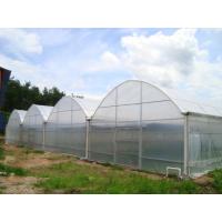 Buy cheap Rainfall 140mm/H Large Green Houses , Dome Style Greenhouse Snow Load 0.45KN/㎡ product