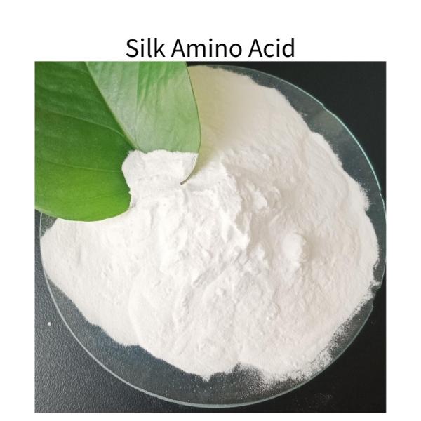 Buy cheap Ph5-7 Silk Amino Acid White Powder Total N 14.5%100% Soluble Comestic Raw Material from wholesalers