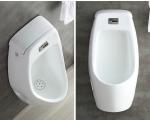 Gravity Flushing Wall Hung Urinal Bowl Top Spud For Male Or Kid