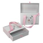 Others Box Type Logo Printing Luxury Wallet Cardboard Slide Boxes with Ribbon