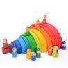 Buy cheap Montessori 2.5cm Natural Wooden Building Blocks For Toddlers from wholesalers