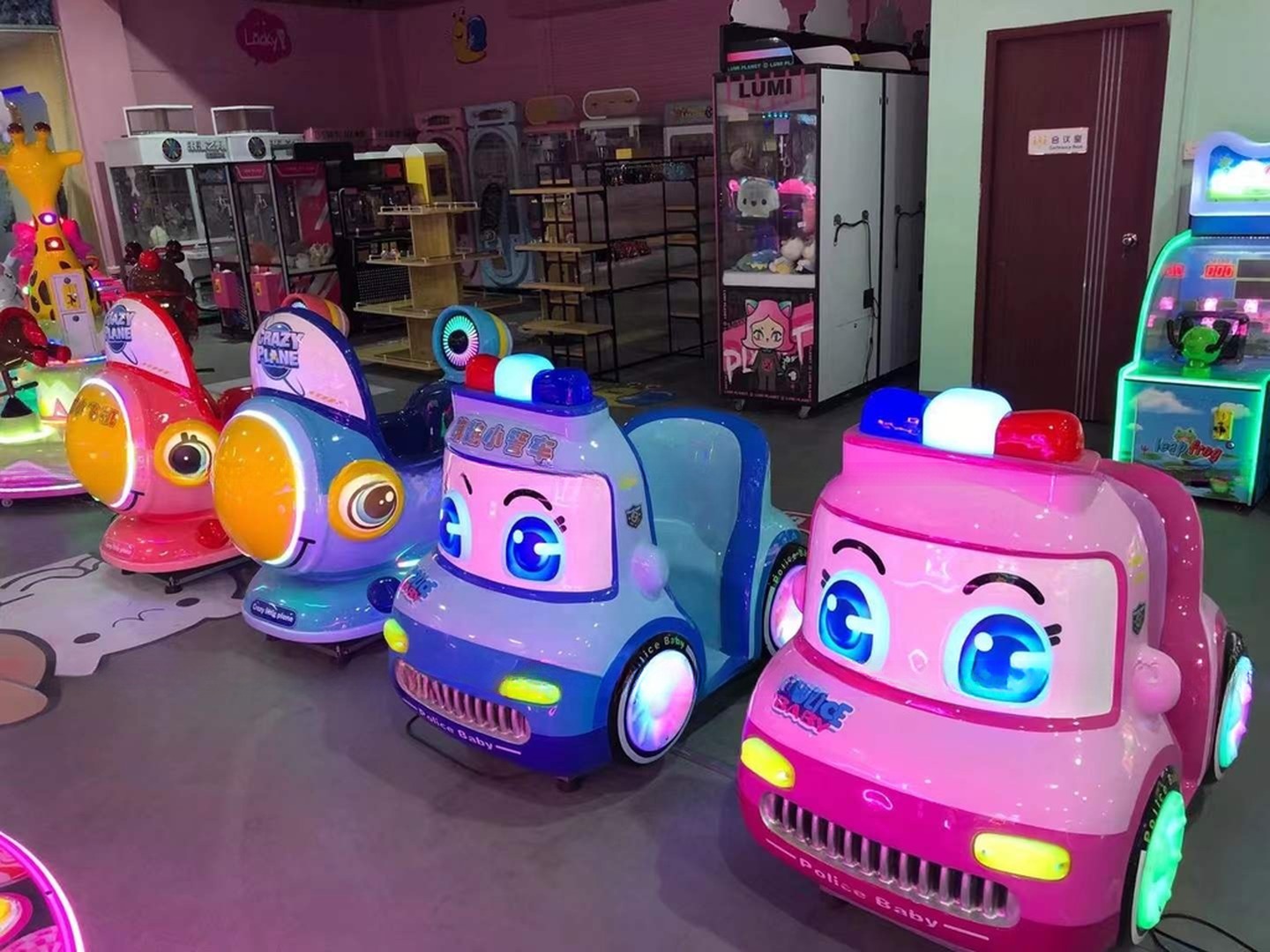 Dreamland 2024 coin operated kids game machine fiberglass kids rotating machine kiddie rides factory