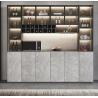 Buy cheap 2.5M Living Room Display Cabinet Glass Corner Display Units For Living Room from wholesalers