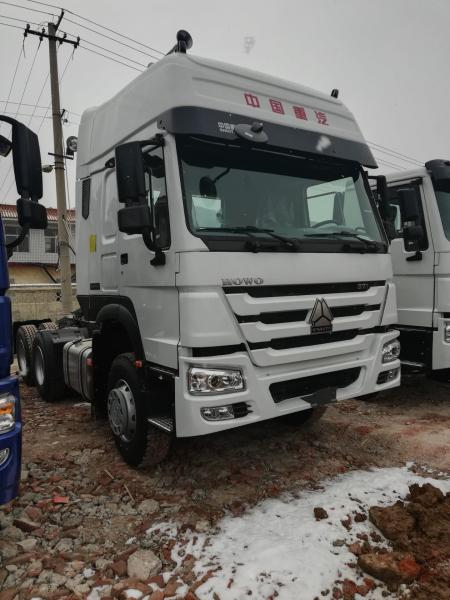 Buy cheap ZZ4257N3647A HOWO 6x4 371HP Tractor Truck With White color and HW19710 Transmission from wholesalers