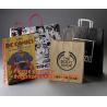 Buy cheap Luxury matte black shopping paper bag with logo UV for clothing packaging from wholesalers