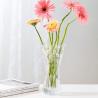 Buy cheap 9.75 Inch Embossed Crystal Glass Vases Shock Resistant For Home Decoration from wholesalers