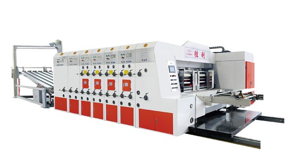 PLC Touchscreen Control Printing Slotting Die Cutting Machine Easy Operation