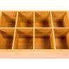 Buy cheap Non - Odor Bamboo Tea Bag Storage Box With Acrylic Cover BSC Approved from wholesalers