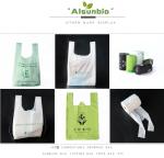 Corn Starch Printed Small Compost Bags Biodegradable Cellulose Bags For Takeaway