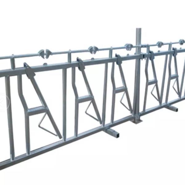 Buy cheap 50*40*3mm Square Tube Cow Headlock 0.9m High ABS PP Steel For Horse Stable from wholesalers