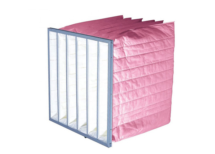 Non Woven Media Pocket Air Filter 5-8KG For AHU Ventilation System