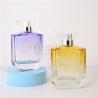 Buy cheap Multicolor Square Glass Perfume Bottle Spray Gradual Change Colored 100ml from wholesalers