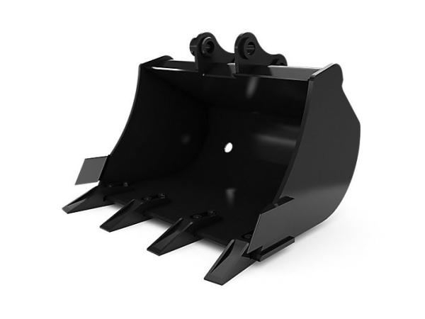 Buy cheap OEM 1-50 Ton Excavator Ditching Bucket , Black Excavator Backhoe Buckets For Construction from wholesalers