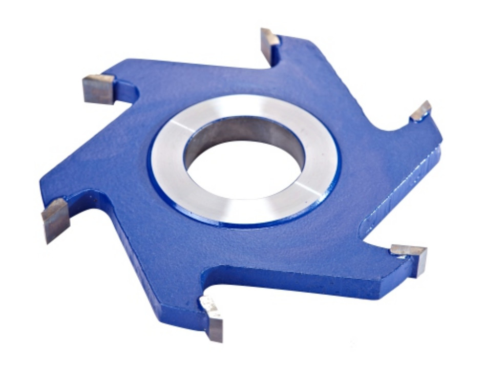 TCT Blue Soild Wood Straight Grooving Cutter For Four-side Moulder