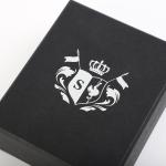 Greyboard Rigid Paper Souvenir Gift Boxes Matte Black EVA Inlay 30mm