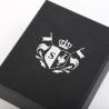 Buy cheap Greyboard Rigid Paper Souvenir Gift Boxes Matte Black EVA Inlay 30mm from wholesalers
