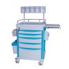 Buy cheap CE Certified Four Wheel Plastic Hospital Emergency Trolley from wholesalers