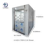 Upgrade Cleanroom Standards Stainless Steel Air Shower Automatic / Manual