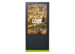 Free Standing Outdoor Digital Signage Displays Safe Glass Sunlight Readable