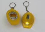 Buy cheap Promotional Automatic Key Chain Bottle Opener With LED Light Helmet Shape from wholesalers