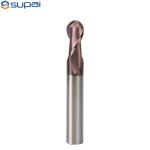 2 Flute Carbide Ball Nose End Mill HRC55 With AICrSiN Coating OEM / ODM