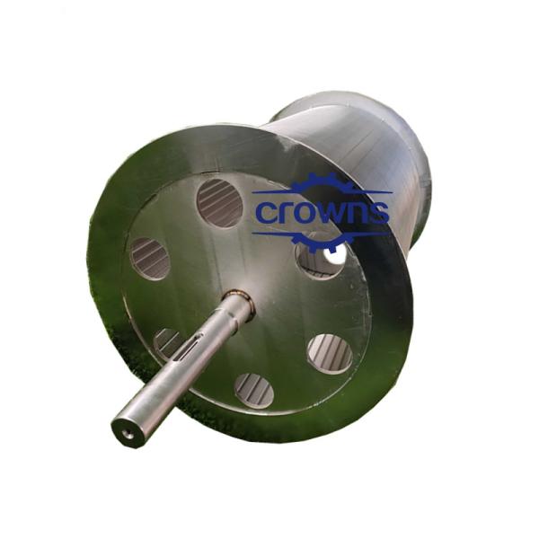 Stainless Steel Durable Wedge Wire Rotary Drum Fish Barrier Screens wedge wire