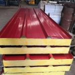Wall And Roof Acoustic Wall Rock Wool Sandwich Panel Price Fireproof Insulated