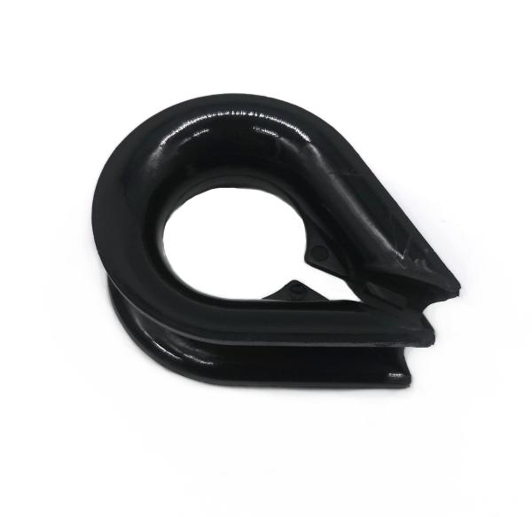 Buy cheap Open Nylon Rope Thimbles Black Playground Equipment Spares from wholesalers