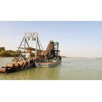 Buy cheap Gold Mining Trailinng Suction 80CBM/H Bucket Chain Dredger Alluvial Mining product