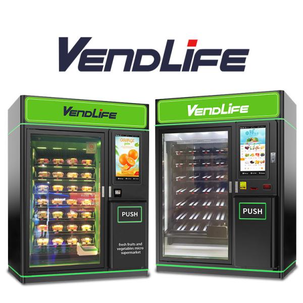 Buy cheap DEX System Fresh Food Vending Machines , Fluoridefree Snack Dispenser Machine from wholesalers