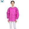 Buy cheap Disposable SMS 40GSM Waterproof Industrial CE Dust Proof Lab Coat For Spring Autumn from wholesalers