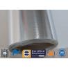Buy cheap 0.43mm Heat Reflective Silver Plated Fabric Aluminum Foil Fiberglass Cloth from wholesalers