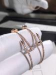 18k Gold Car Tier Juste Un Clou Earrings Full Set Gift Box With Certificate Vs