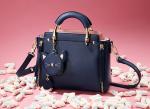 The new high-volume PU leather tote one-shouldered cross-slung custom logo women