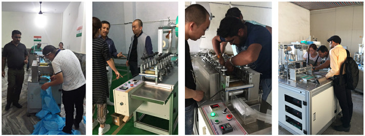 380V 18inch Disposable Clip Cap Making Machine With Aluminium Alloy Frame